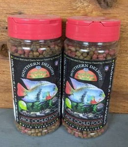 lot 541 image: NEW Set of (2) Southern Delight Large Cichlid Food