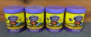 lot 554 image: 4 NEW Containers of Omega One Cichlid Large Pellets