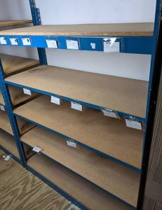 lot 899 image: 5-Tier Industrial Shelving Unit