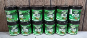 lot 940 image: Set of 12 Omega One Veggie Rounds, 2 oz Containers