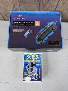 lot 949 image: NEW Coralife Turbo Twist 3X UltraViolet Sterilizer 9W (125 gal) & SCWD Wavemaker