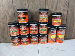 lot 1013 image: Assortment of NEW Omega One Freeze Dried Nutri-Treat Containers