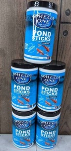 lot 927 image: Set of 5 Omega One Pond Sticks, 8 oz Containers
