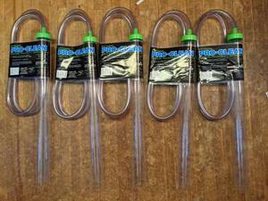 lot 1166 image: Set of (5) NEW Python Pro-Clean Gravel Washer & Siphon Kits for Aquariums