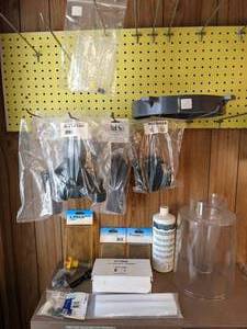 lot 1151 image: NEW Aquarium Parts Horizontal Aquarium Kit, Lifegard Pleats, Replacement Biological Media for Fluidized Bed Filters, & More