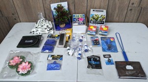 lot 1271 image: Aquarium Accessories Weasel Fat Silicone Lubricant, Seio Pump Part, KH Water Hardener, KHAlkalinity Pro Testing Kit, Scraper Replacements, Water Balancing Chemicals, and More
