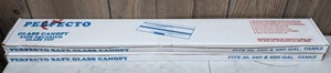 lot 1223 image: 2 NEW Boxes Perfecto Glass Canopy Safe Aquarium Glass Top
