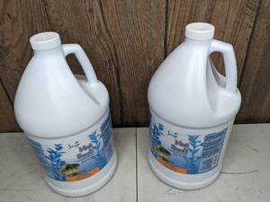 lot 1229 image: 2 NEW 1 Gallon Bottles of Jungle Net Soak to Clean Nets Safely