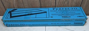 lot 1232 image: Lot of 3 NEW Perfecto Glass Aquarium Canopies, Fits 20 x 10