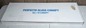 lot 1242 image: NEW Perfecto Glass Canopy 60 x 18