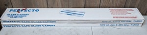 lot 1224 image: 2 NEW Boxes Perfecto Glass Canopy Safe Aquarium Glass Top