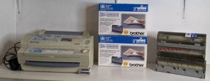 lot 1315 image: Brother Cool Laminator LX-900 & Double Side Laminate Cartridges