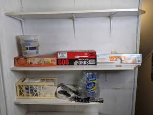 lot 1303 image: Break Room Bundle Plastic Cutlery, Napkins, Plastic Cups, Ice Cream Buckets, and more
