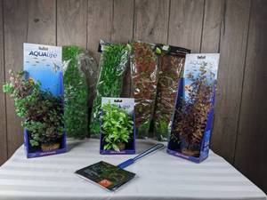 lot 1287 image: Assortment of (7) Plant Scapes and 6 Fish Net