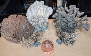 lot 1467 image: Gorgeous Collection of Artificial Coral Decor