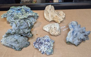 lot 1477 image: Assorted Aquarium Coral Pieces
