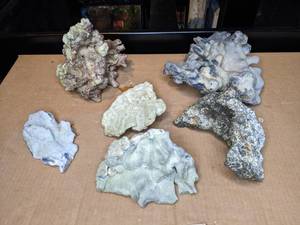 lot 1480 image: Assorted Aquarium Coral Pieces