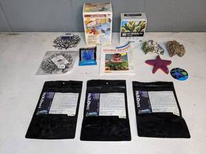 lot 1418 image: HexiDiscs by Brightwell Aquatics, Red Sea Alkalinity Pro Test Kit, Aquarium Decor, & More