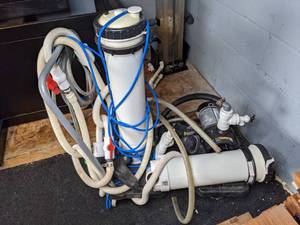 lot 1470 image: Micron Polishing Filter for Aquarium Maintenance Lifegard Seahorse High Performance Pump