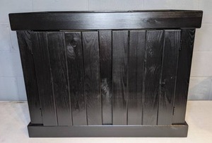 lot 1317 image: Black Aquarium Stand