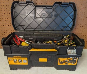 lot 1336 image: Dewalt Tote  Power Tool Case w Various Tools