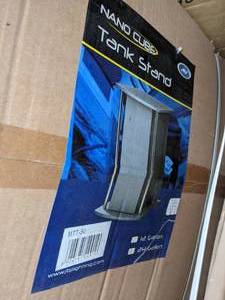 lot 1409 image: NEW JBJ 24 Gallon Cabinet Stand with Storage Mtt-50 for Nano Cube Aquarium