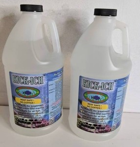 lot 1438 image: Set of (2) NEW Kick-ich - Treatment for Elimination of Ich - 64OZ