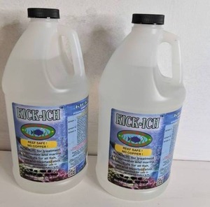 lot 1440 image: Set of (2) NEW Kick-ich - Treatment for Elimination of Ich - 64OZ