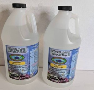 lot 1441 image: Set of (2) NEW Kick-ich - Treatment for Elimination of Ich - 64OZ