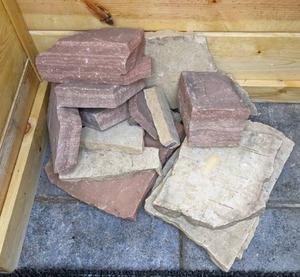 lot 1495 image: Collection of Landscaping Rocks