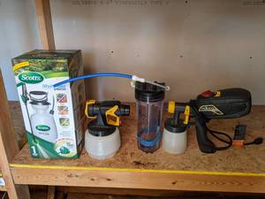 lot 1363 image: Set of (4) Sprayers Wagner, Scotts and More