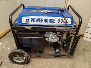 lot 8 image: Powerhorse 9000 Portable Generator