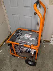 lot 7 image: Ridgid 5700 Watt Generator Model RD905712A