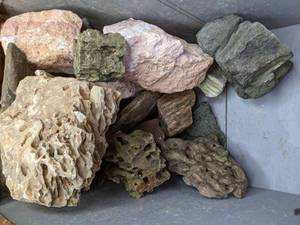 lot 1381 image: Collection of Coral-Like Aquarium Base Rocks