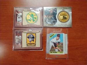 4 Baseball Relic Cards