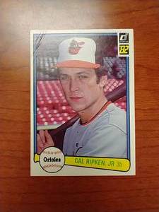 1982 Donruss Cal Ripken Rookie Card