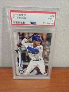 2020 Topps Kyle Lewis Rookie Card - PSA9