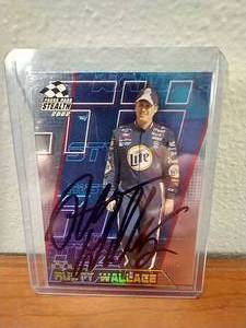 Signed Rusty Wallace Card