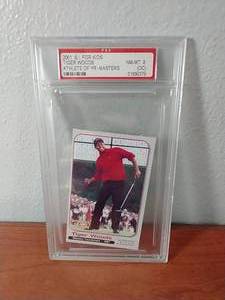 2001 S.I. For Kids Tiger Woods Rookie Card - PSA8