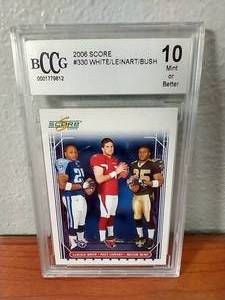 2006 Score WhiteLeinartBush Card - BCCG 10