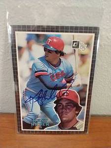 Signed Oversized 1985 Donruss Kent Hrbek Card