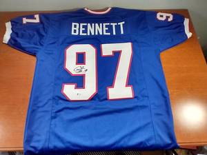 Signed Cornelius Bennett Jersey - WCOA