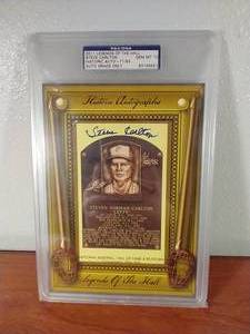 2011 Legends of the Hall Steve Carlton Autograph - PSA Authenticated