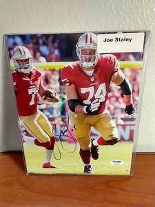 Signed Joe Staley 8x10 Photo - WCOA