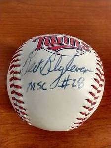 Signed Bert Blyleven Official MLB Minnesota Twins Baseball