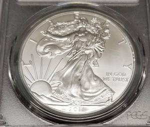 lot 05 image: 2011 AMERICAN SILVER EAGLE PCGS PREMIER MS70 CERTIFIED