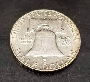 lot 37 image: 1959-D FRANKLIN HALF DOLLAR