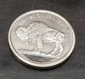 lot 50 image: 1 TROY OZ .999 FINE SILVER PROSPECTOR