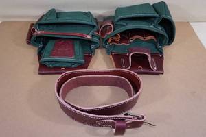lot 270 image: Occidental Leather Tool Pouches and Belt