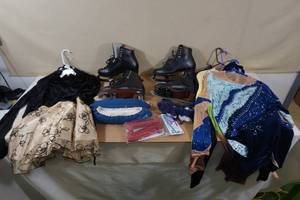 lot 299 image: Figure Skating Skates and Outfits